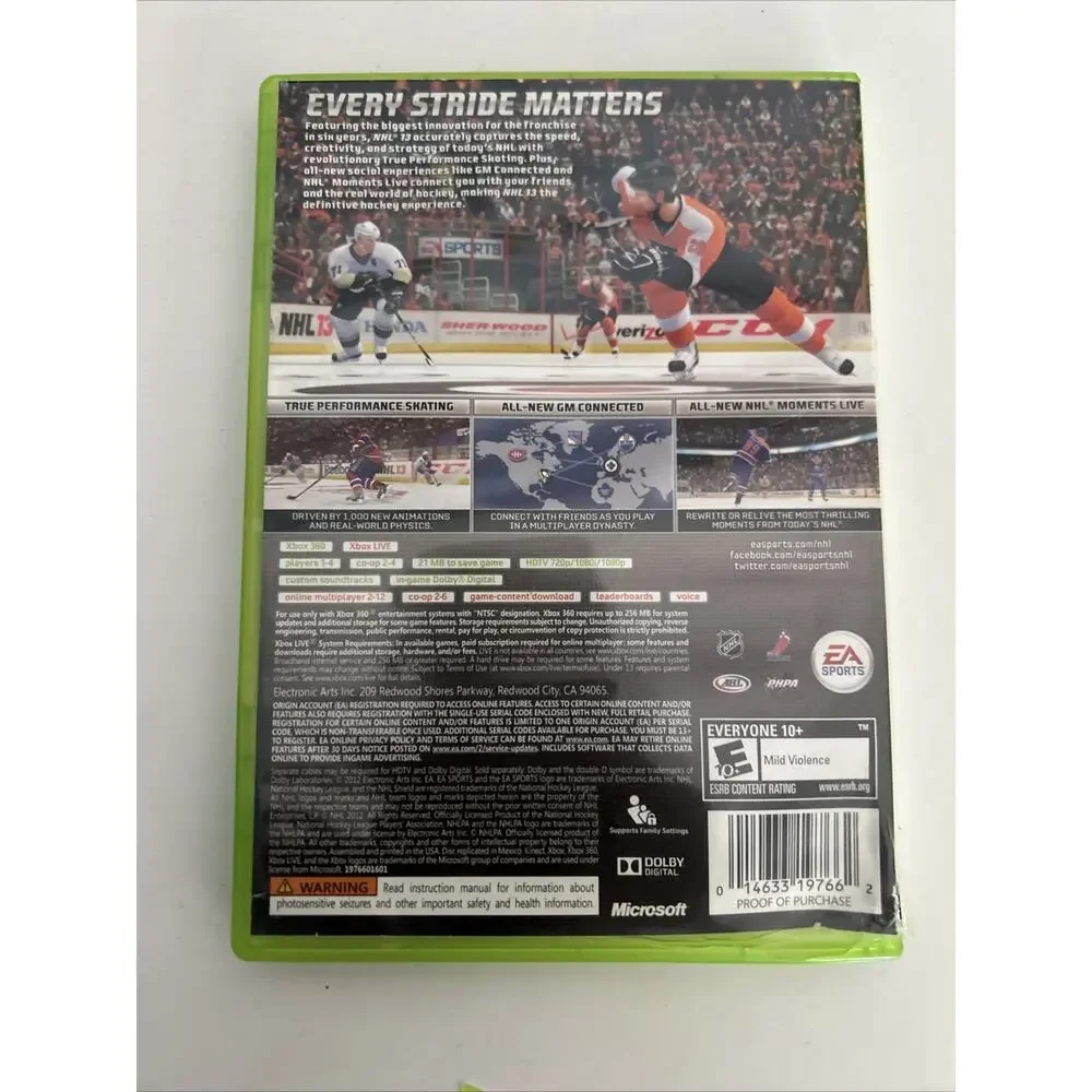 NHL 13 Xbox 360 EA Sports Hockey Game Claude Giroux 2012